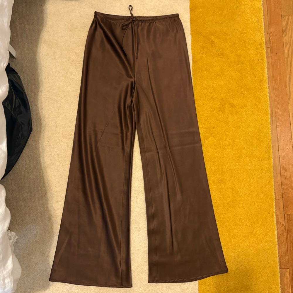 Veronica Beard Billie Stretch-Silk Pant - Picture 6 of 7